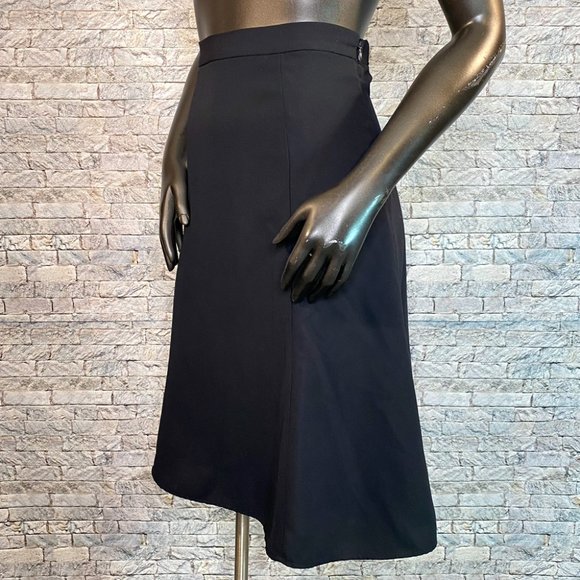 Jaclyn Smith A-Line Skirt Women's Size Medium Career Wear Side Zip Knee Length - Picture 2 of 6